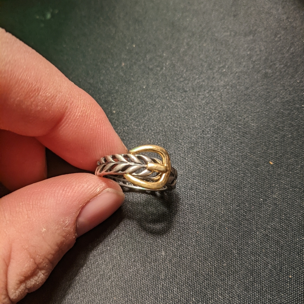 NVC 925 Rope Design Ring